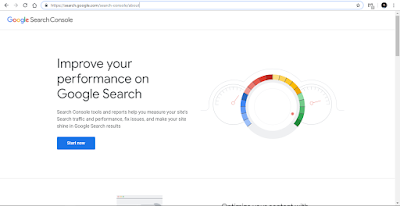 Halaman pertama google search console