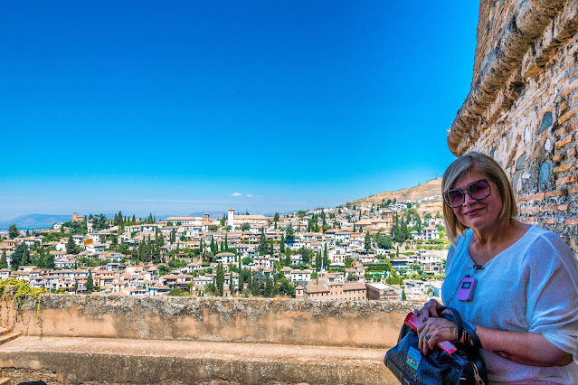 Vista del  Albayzín desde la Alcazaba