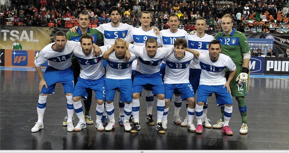 Dridiniz: Mundial de Futsal: Europa: Equipe: Itália