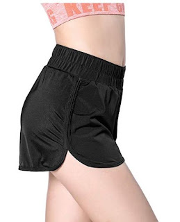 DISBEST Women Sport Shorts Moisture-Wicking Active Lounge Gym Workout Yoga Shorts