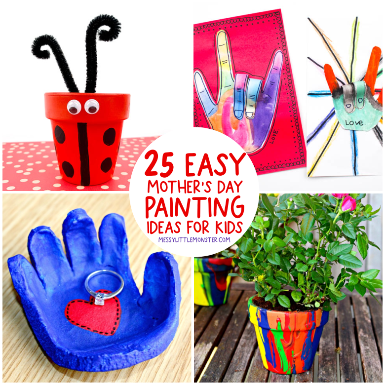 Mother's Day Painting Ideas for Kids