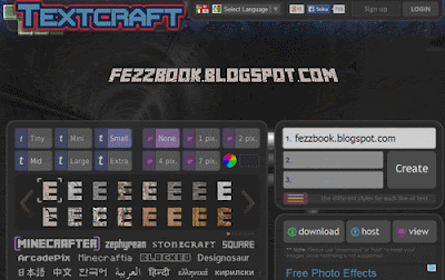 Membuat Logo Online Textcraft