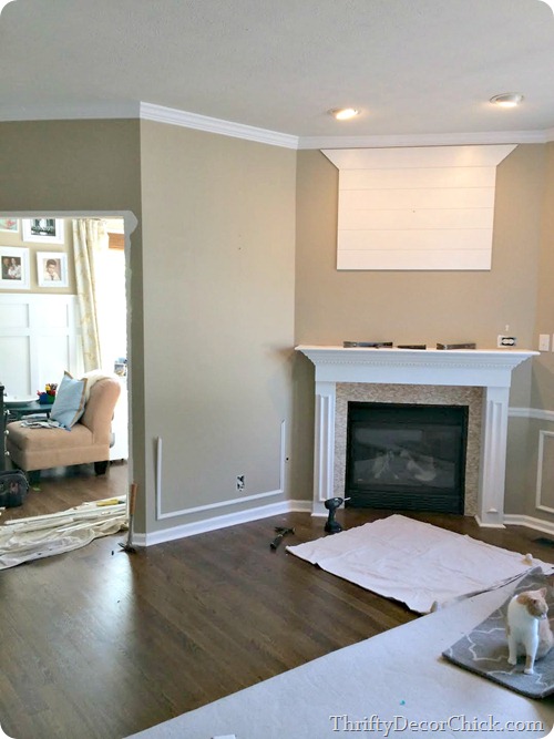 corner fireplace