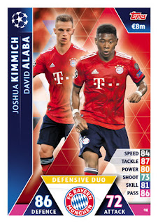 Match Attax UEFA Champions League 2018 2019 FC Bayern München Set