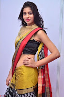 Naziya Khan Model in Saree At Kala Silk Handloom Expo Dec 2017~  Exclusive Galleries 003.jpg