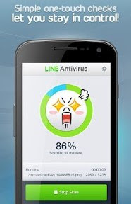 Munculah Antivirus Pada Aplikasi Android Line ! Ayok Unduh Anti Virus Ini