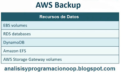 Copia de seguridad de AWS (AWS Backup)