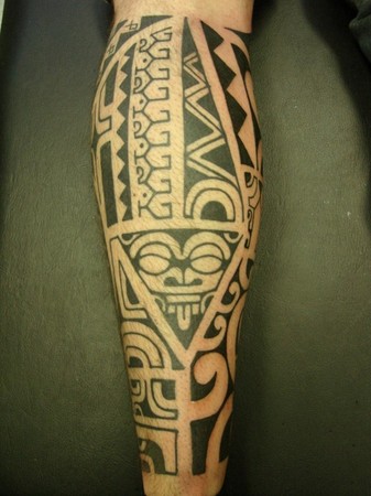 polynesian tattoo inspired by dwayne johnson