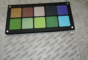 Review - Inglot Lidschattenpalette 