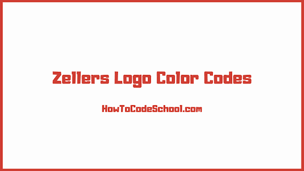 Zellers Logo Color Codes