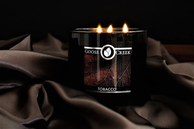 bougie goose creek tobacco, goose creek tobacco candle, goose creek tobacco candle review, goose creek men's collection, bougie tabac, parfum tabac, bougie parfumée tabac, goose creek europe
