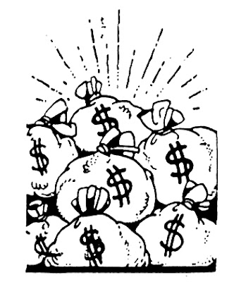 retro clip art,retro dollar