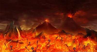 the burning hell and lake of fire