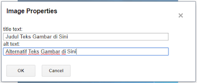 Gambar Title text dan Alt text