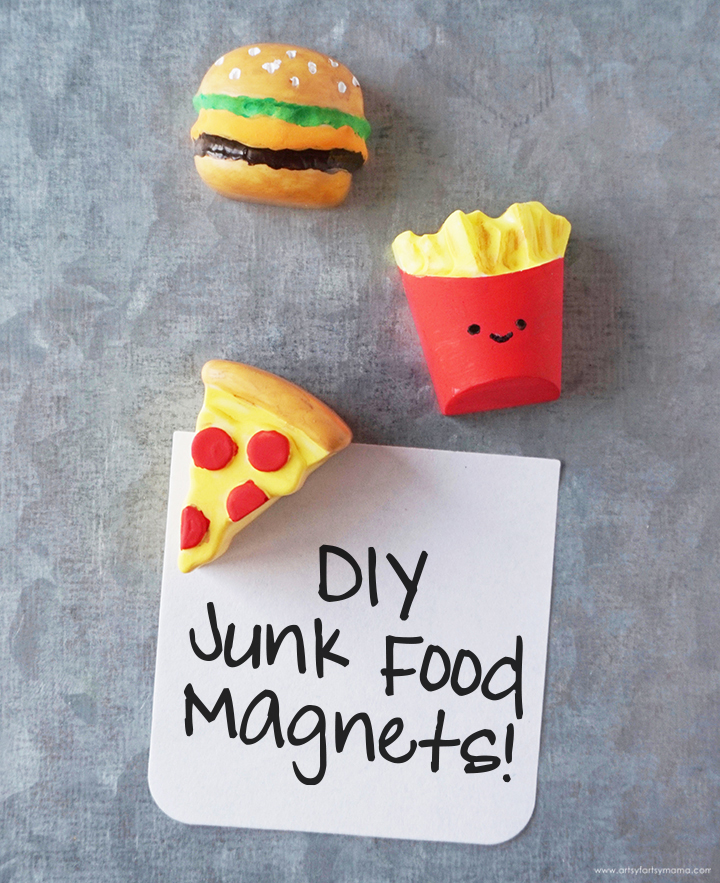 DIY Resin Junk Food Magnets