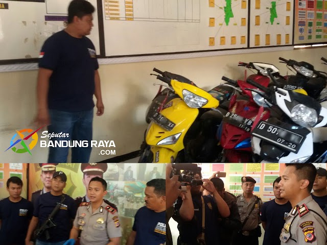 Unit Reskrim Polsek Paseh Berhasil Amankan 17 Motor Hasil Pencurian