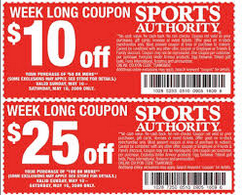 sports authority coupons