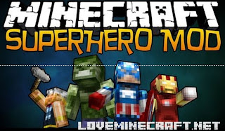 Super Heroes Mod for Minecraft 1.6.2/1.5.2/1.5.1