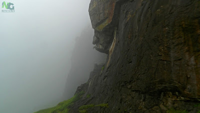 Rock-cut stairs