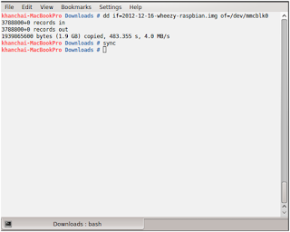 raspberry pi sync linux