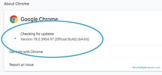 Update chrome browser
