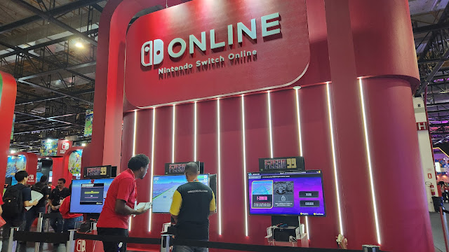 Imagem do estande da Nintendo