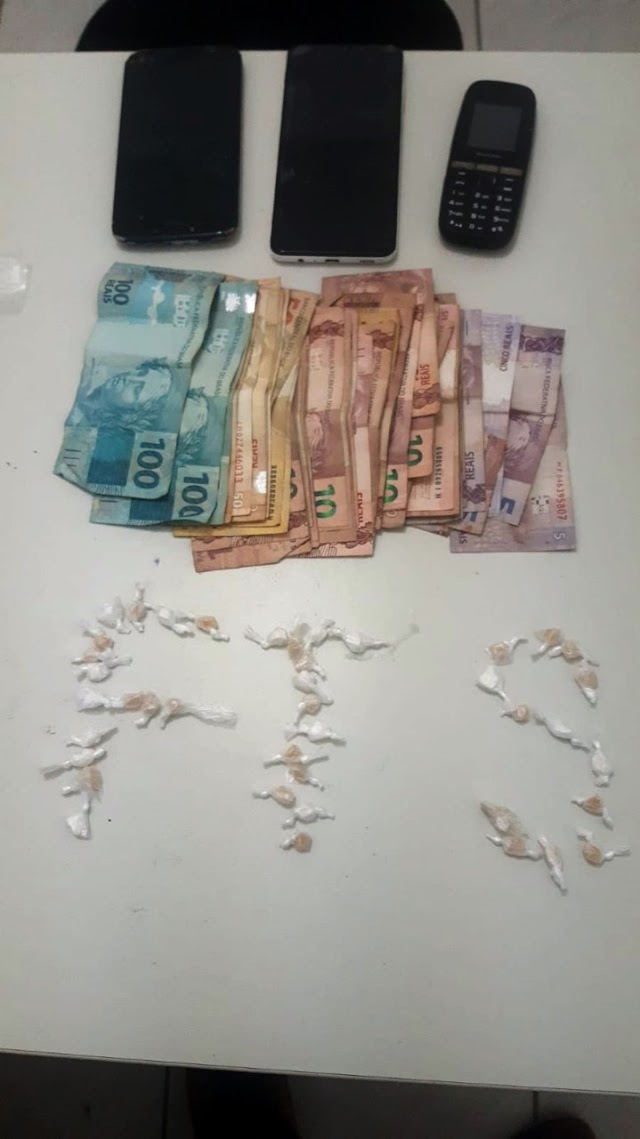 Casal é preso com drogas e dinheiro durante Operação Desmonte IV em Murici dos Portelas