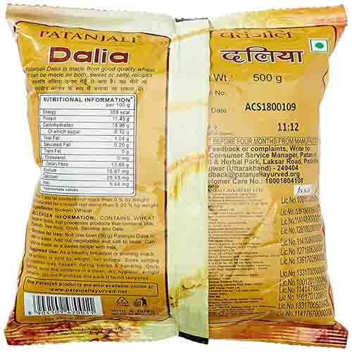 Patanjali Dalia For Weight Loss