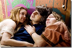Trippin' in a van with some chick and the brother from Little Miss Sunshine.