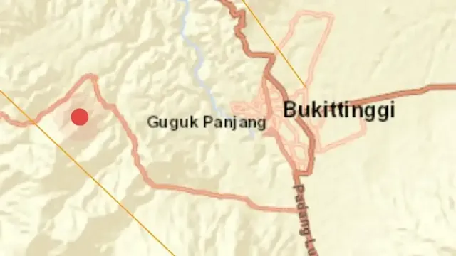 2 Gempa Berturut-Turut Dekat Bukittinggi Getarkan Sumbar