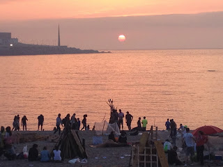 By E.V.Pita (2014) Spain, St John's Eve Fire in  midsummer solstice / Por E.V.Pita (2014) Galicia, fiesta de San Juan en el solsticio de verano