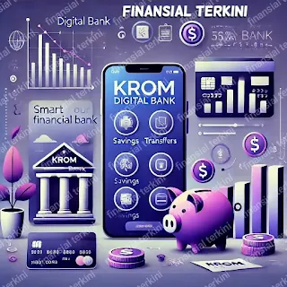 Aplikasi Krom Bank Digital untuk mengelola keuangan dan meraih bunga tinggi.