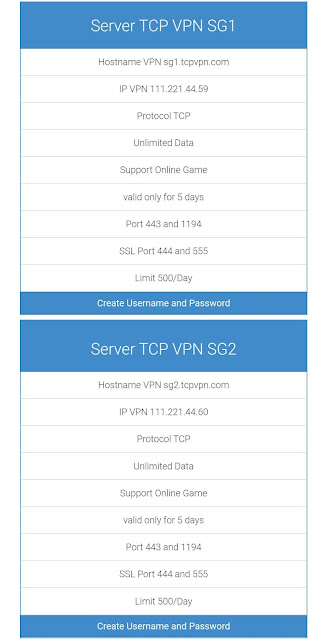 membuat akun vpn di tcpvpn