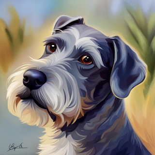 The Standard Schnauzer dog breed is believed to be a cross between the black German poodle, a gray Wolfspitz and a Wire-haired Pinscher.