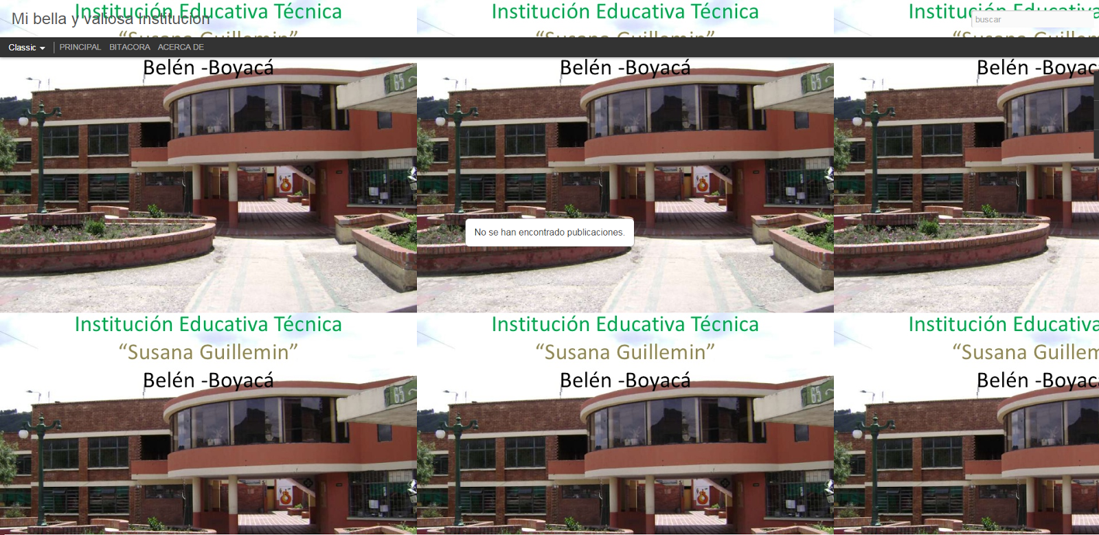 Mi bella y valiosa institucion