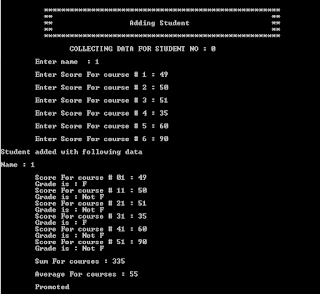 Store Student Course Data in Arrays and Structure in C#