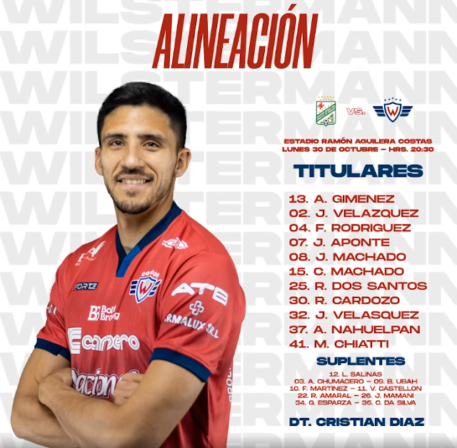 Alineaciones Oriente Petrolero vs Wilstermann