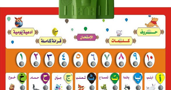 LOVELY HOME STATION: Arabic Alphabet Electronic Chart