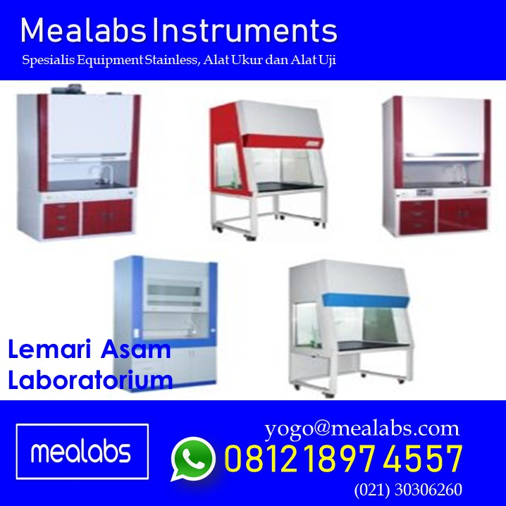  Lemari  Asam  Laboratorium MEALABS INSTRUMENTS INDONESIA