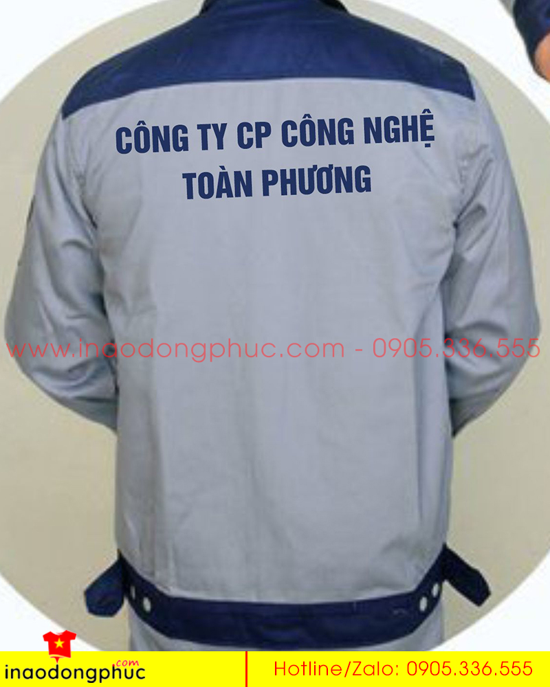 In đồng phục bảo hộ Công ty CP Công nghệ Toàn Phương