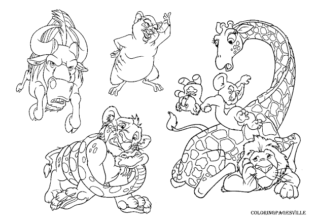 The Wild Coloring Pages