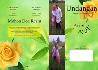 Template Undangan Hijau Daun