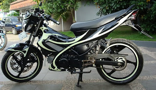 Modification Motor: Modifikasi Campuran Satria F