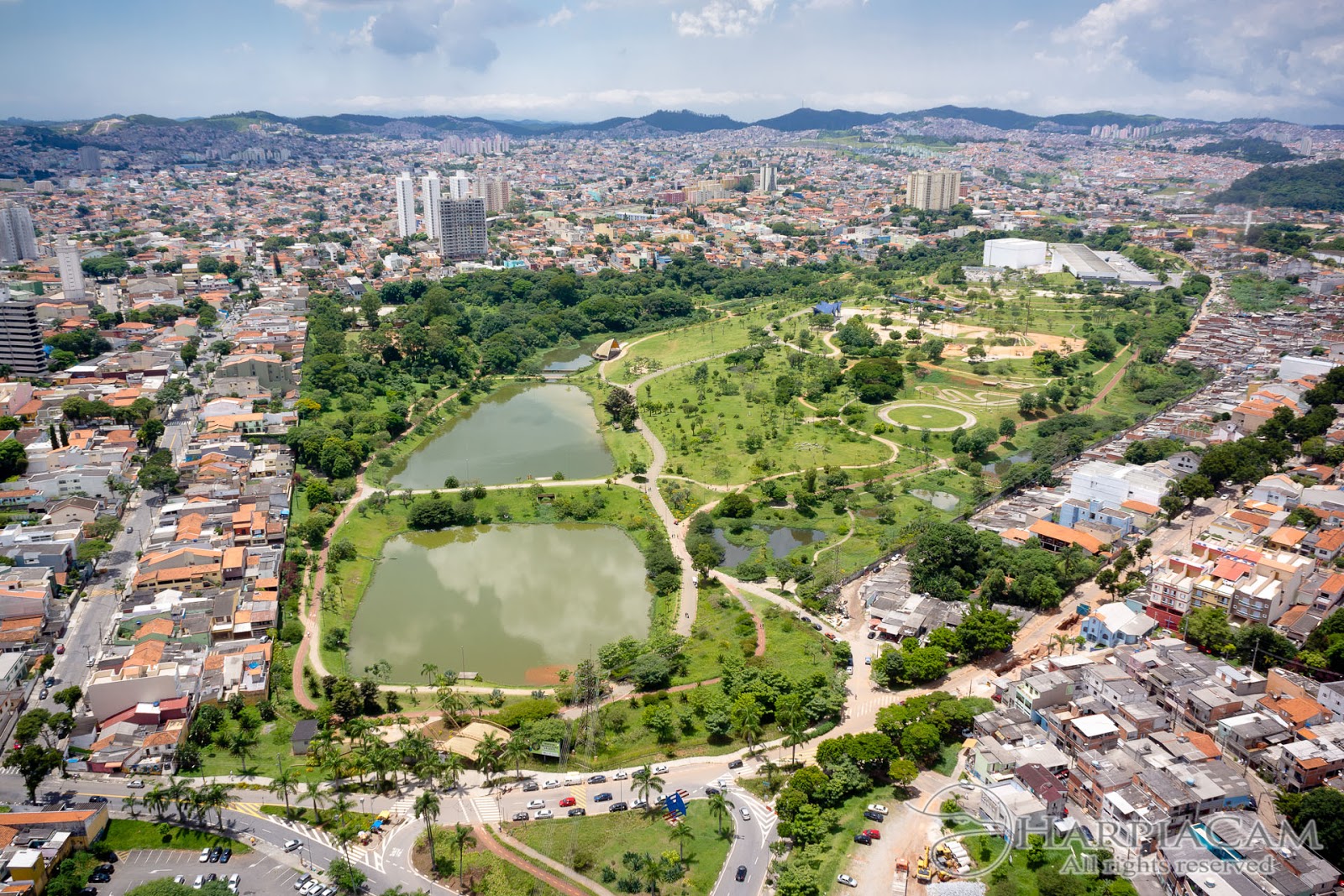 parque fica localizado na Vila Assunção, na rua José Bonifácio 