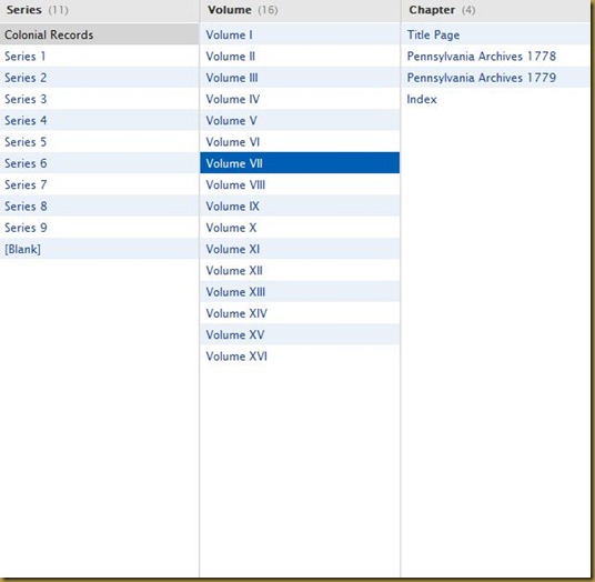 Pennsylvania Archives, Colonial Records, Volume VII