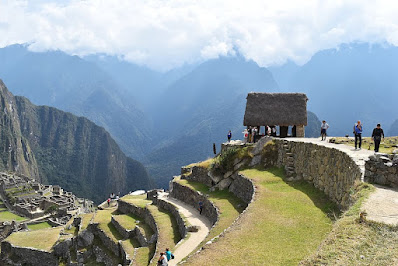 Panoramic view of Machu Picchu Peru