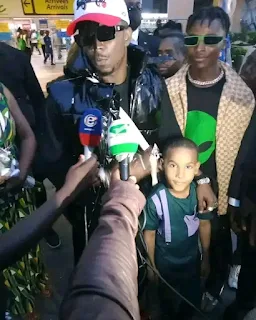 Stanley Enow Arrived Cameroon