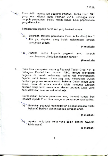 Hidup Itu Indah : Contoh Soalan 5102A (Perintah Am, Arahan 