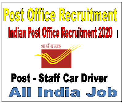 Indian Post Recruitment 2020