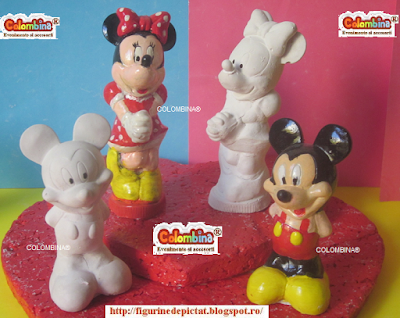 statui figurine 3d minnie mouse mickey  de pictat